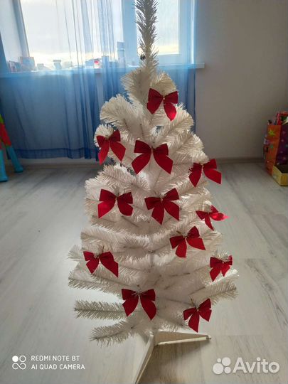 Елка искусственная маленькая белая бу