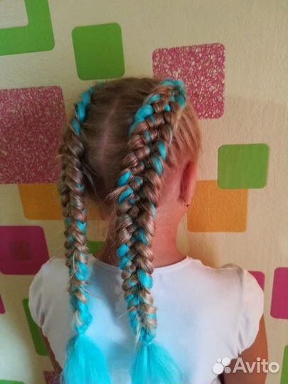 Плетение кос, косы с канекалоном, причёски из кос