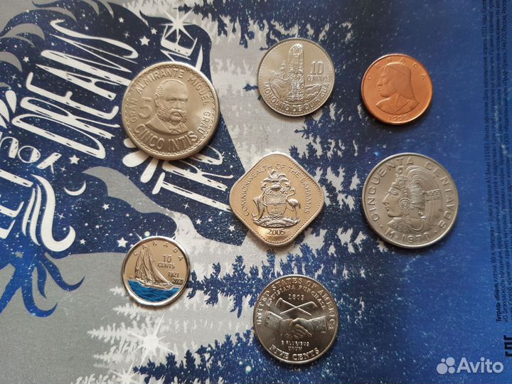 Монеты Северной и Южной Америки