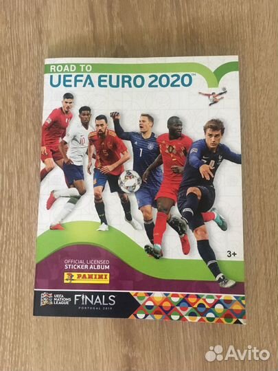 Наклейки panini fifa euro 2020