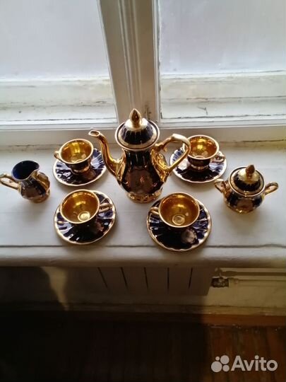 Кофейный сервиз турецкий BUlut Clasik на 4 персоны