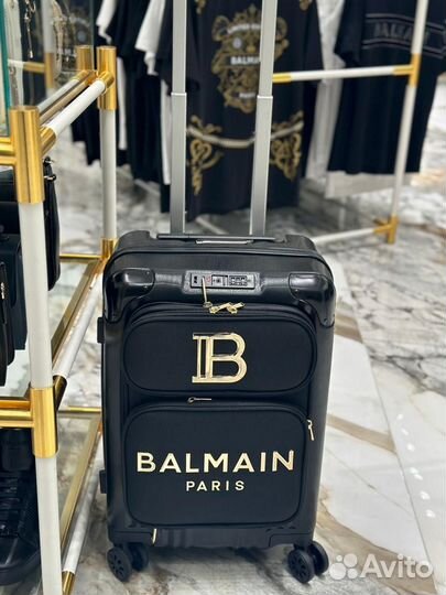 Сумка дорожная на колесах Balmain оригинал