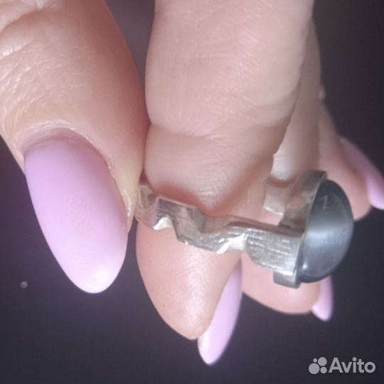Серебряное кольцо с натуральным камнем