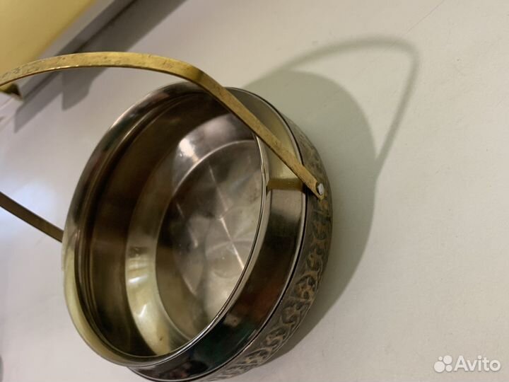 Сахарница мельхиор СССР