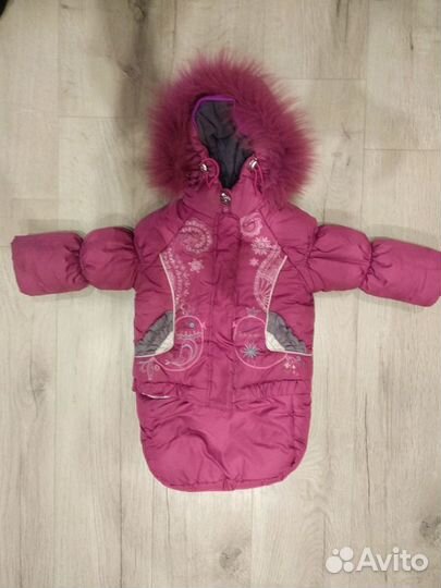 Зимний комбинезон - трансформер + кенгуру