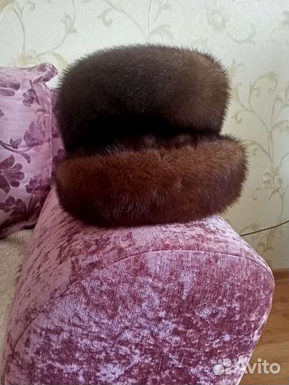 Шапка норковая женская