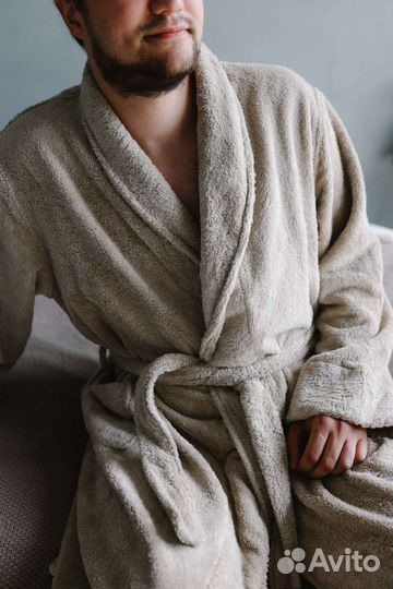 Махровый бамбуковый халат Турция премиум