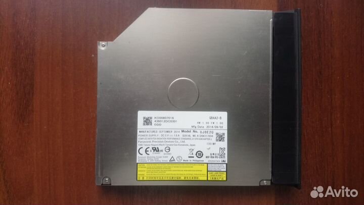 Оптический привод DVD-RW для ноутбука UJ8E2Q