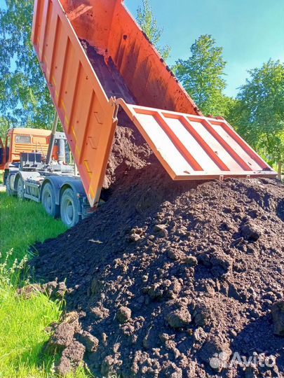 Чернозем, плодордная земля торф