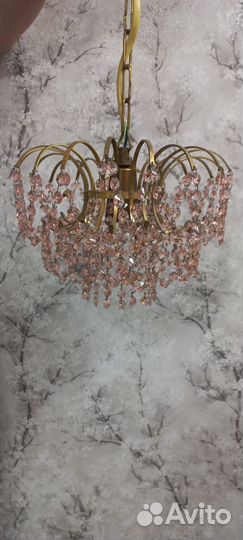 Люстра потолочная Чехословакия б/у