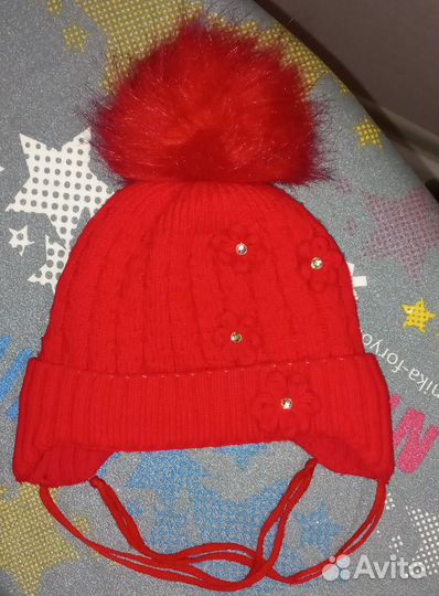 Шапка для девочки зима