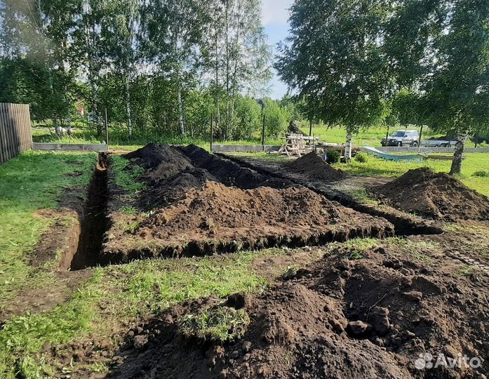 Услуги миниэкскаватора