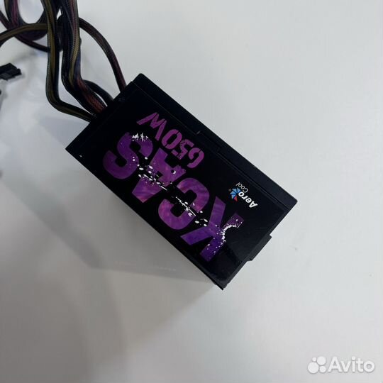 Блок питания Aerocool kcas-650M, 650Вт 80+ bronze