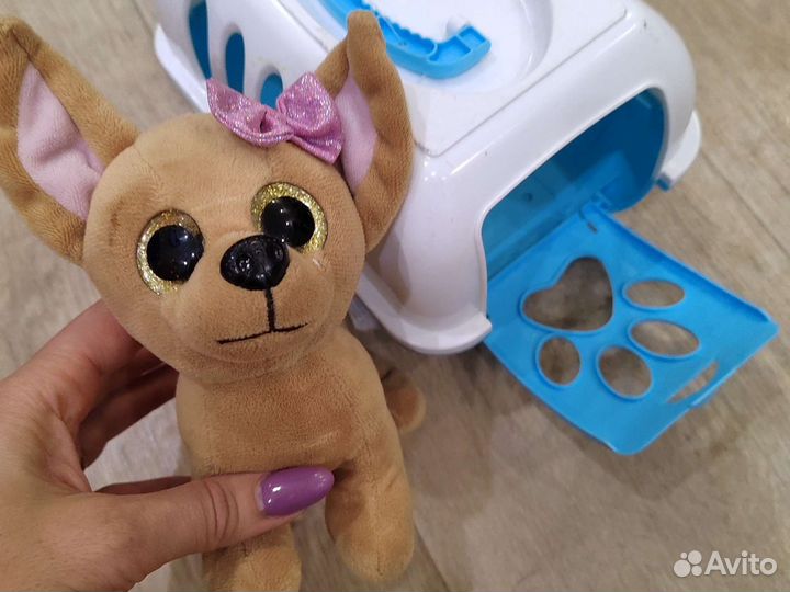 Мягкая игрушка зайчик в платье zaika mi