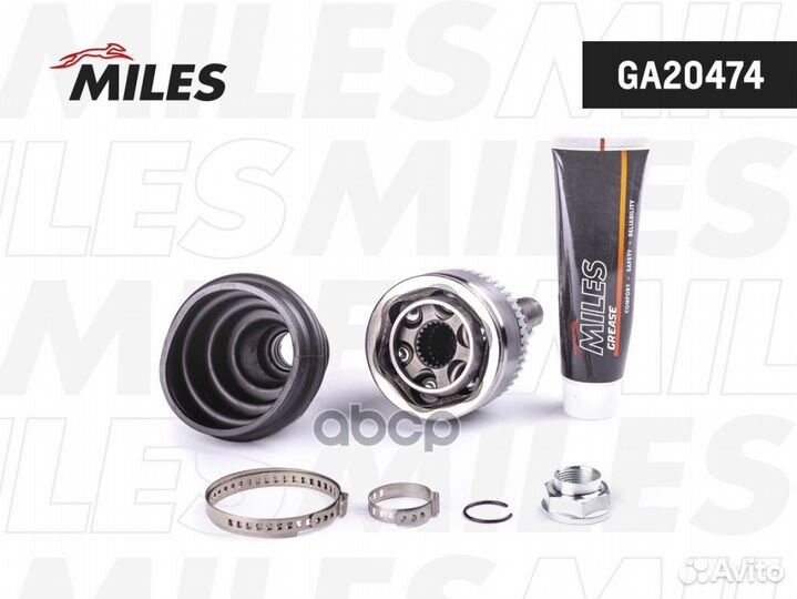 Шрус toyota corolla 1.4/1.6 02 нар. GA20474 Miles