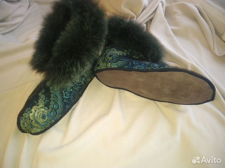 Тапки из овчины