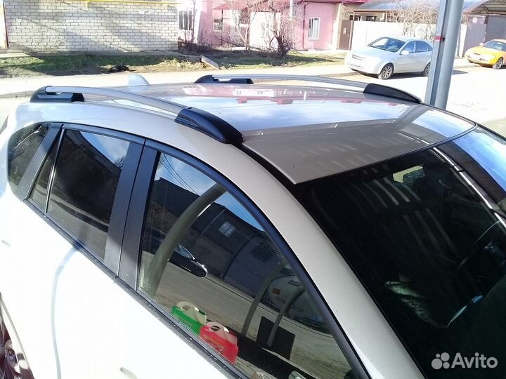 Рейлинги на крышу Mazda CX-5 серебристые