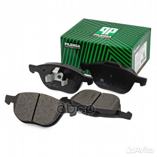 Колодки тормозные дисковые Премиум перед, прав