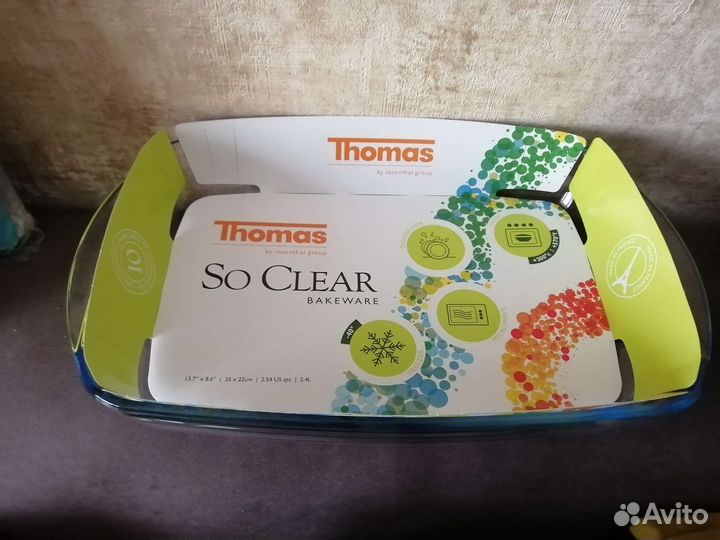 Форма для запекания, стекло(35*22). Новая