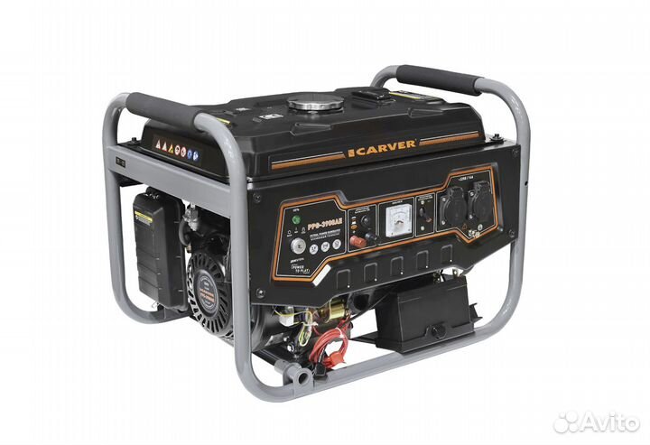 Бензогенератор carver 3,2кВт, 220В