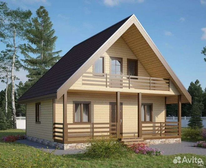 Каркасный дачный домик