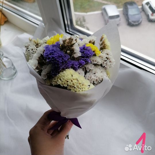 Букет из сухоцветов статица