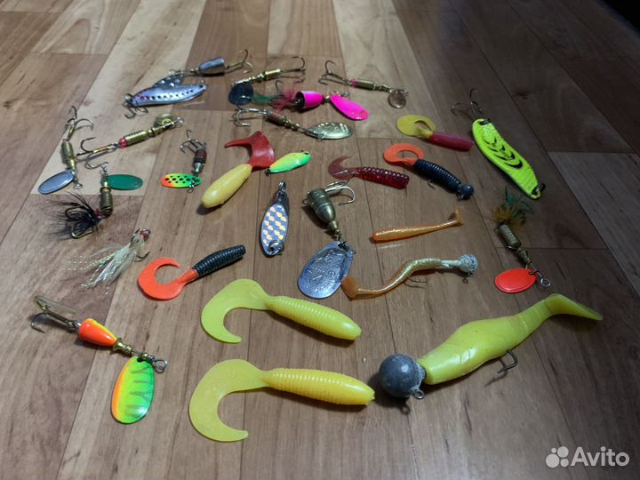Силиконовые приманки и блесна