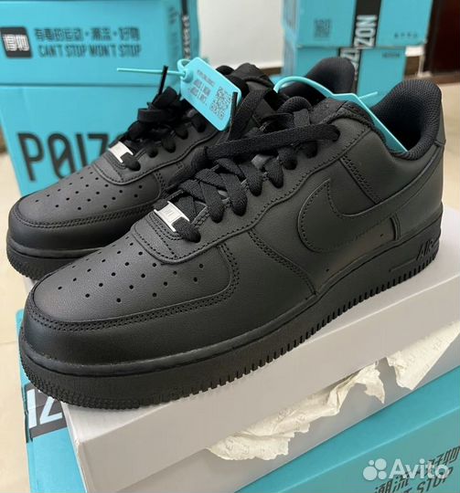 Nike air force 1 black Poizon