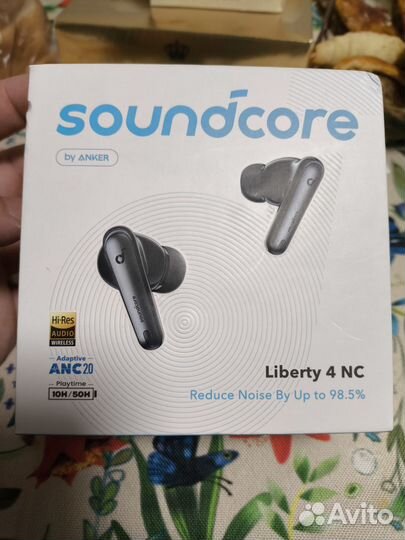 Anker soundcore liberty 4 nc кейс + правый наушник