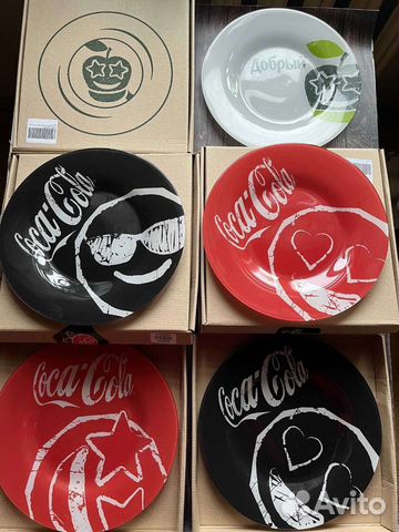 Coca-cola коллекционная тарелка