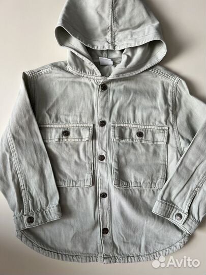 Куртка джинсовая zara для мальчика 110