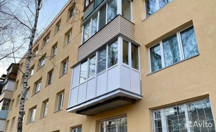 Остекление\ремонт балконов лоджий под ключ Казань