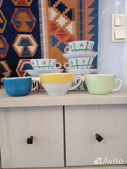 Чайники заварочные.Чашки.ссср