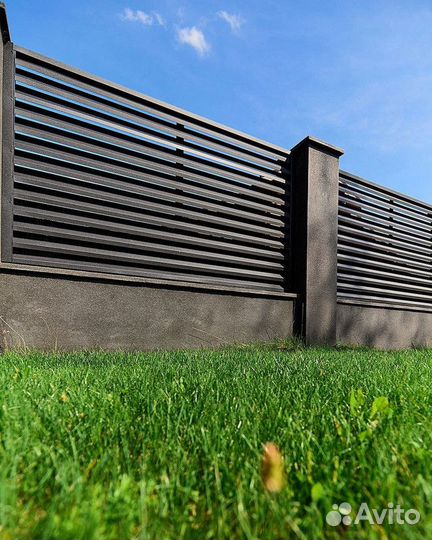 Забор жалюзи
