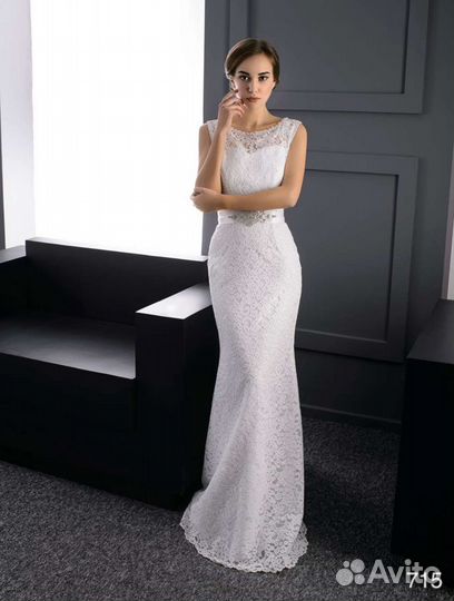 Свадебное платье рыбка