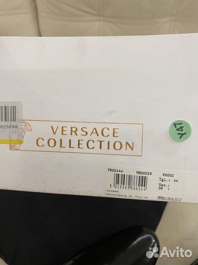 Туфли Versace мужские классические, новые в упаков