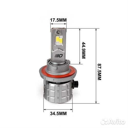 Светодиодная лампа H13 LED проспект 80W