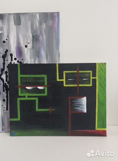 Картина акрилом на холсте