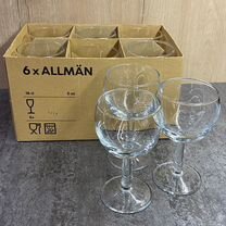 Бокалы IKEA allman 6+3