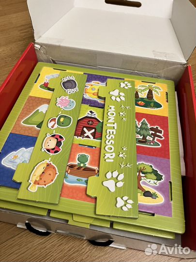 Игры монтессори 1-4 Веселые животные