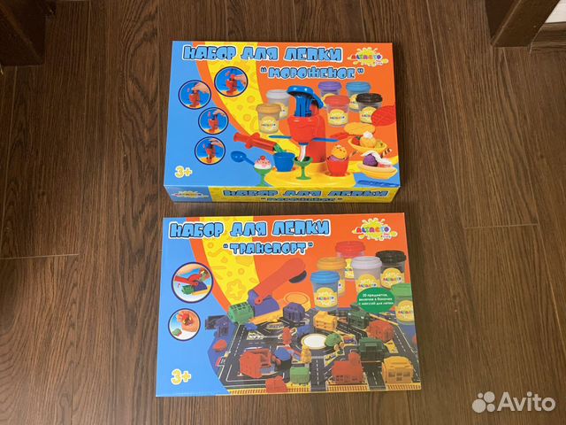 Набор для лепки мороженное 3913 и транспорт 3910