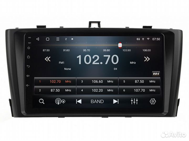 Магнитола Mstar TS109011A для Toyota Avensis t270