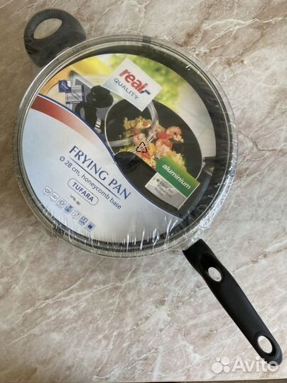 Сковорода с крышкой 28см