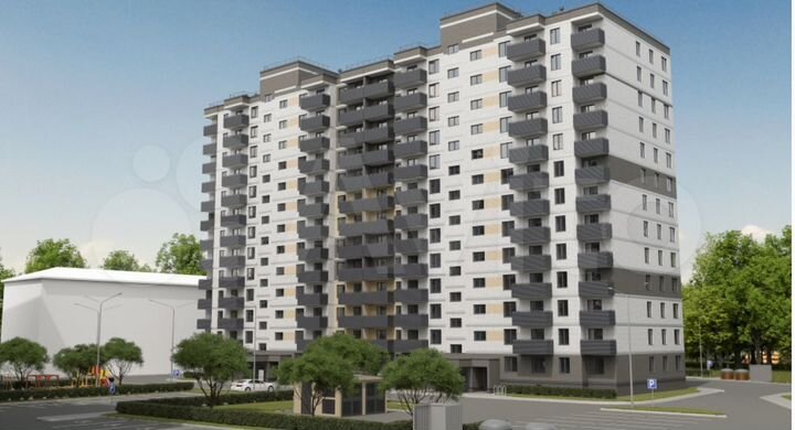 2-к. квартира, 53,3 м², 7/13 эт.
