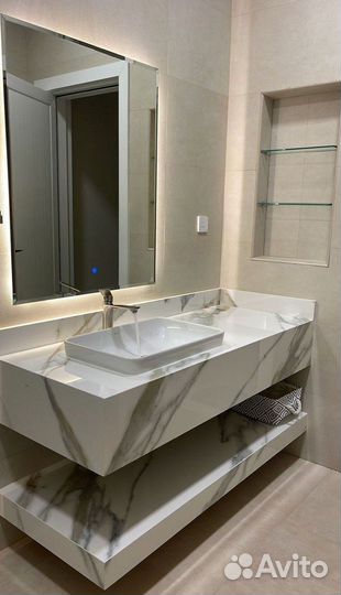 Раковина под камень из керамогранита