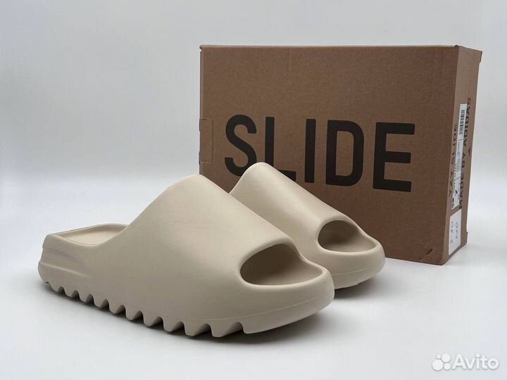 Тапки Yeezy Slide “Bone”