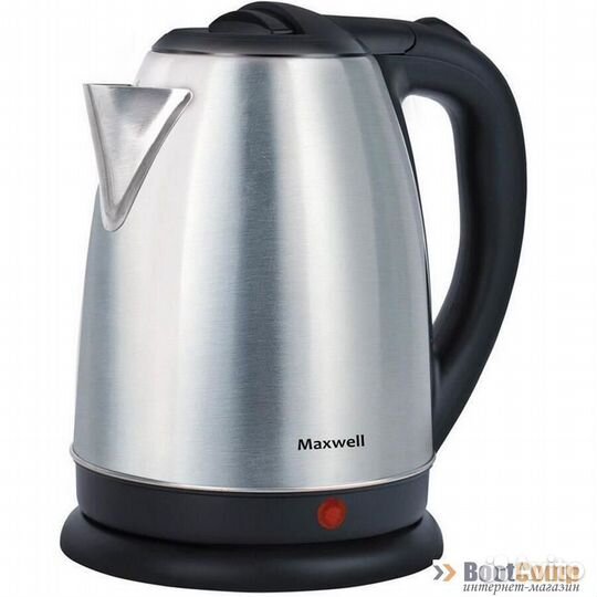 Чайник электрический Maxwell MW-1005 Черно-Стально