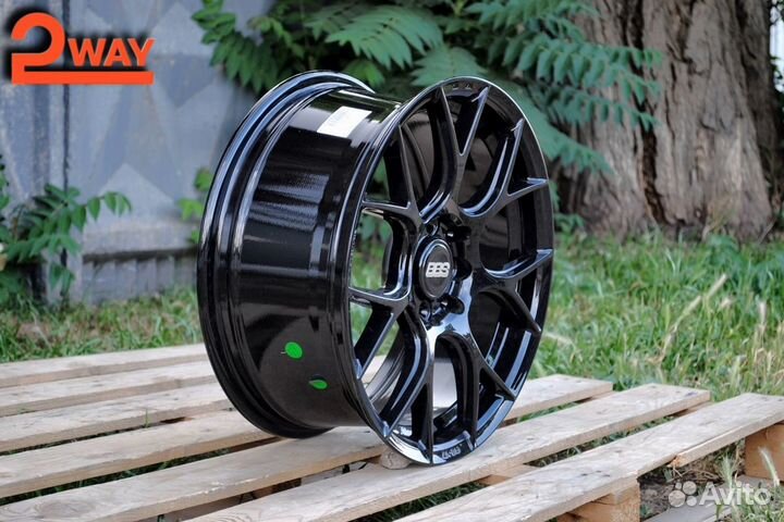 R16 BBS CH-R style 7J 4*100/114.3 Black (BC17)