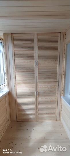 Обшивка,утепление балкона(лоджии) шкафы,тумбочки