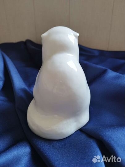 Дикий кот манул, фарфор. Редкий раскрас